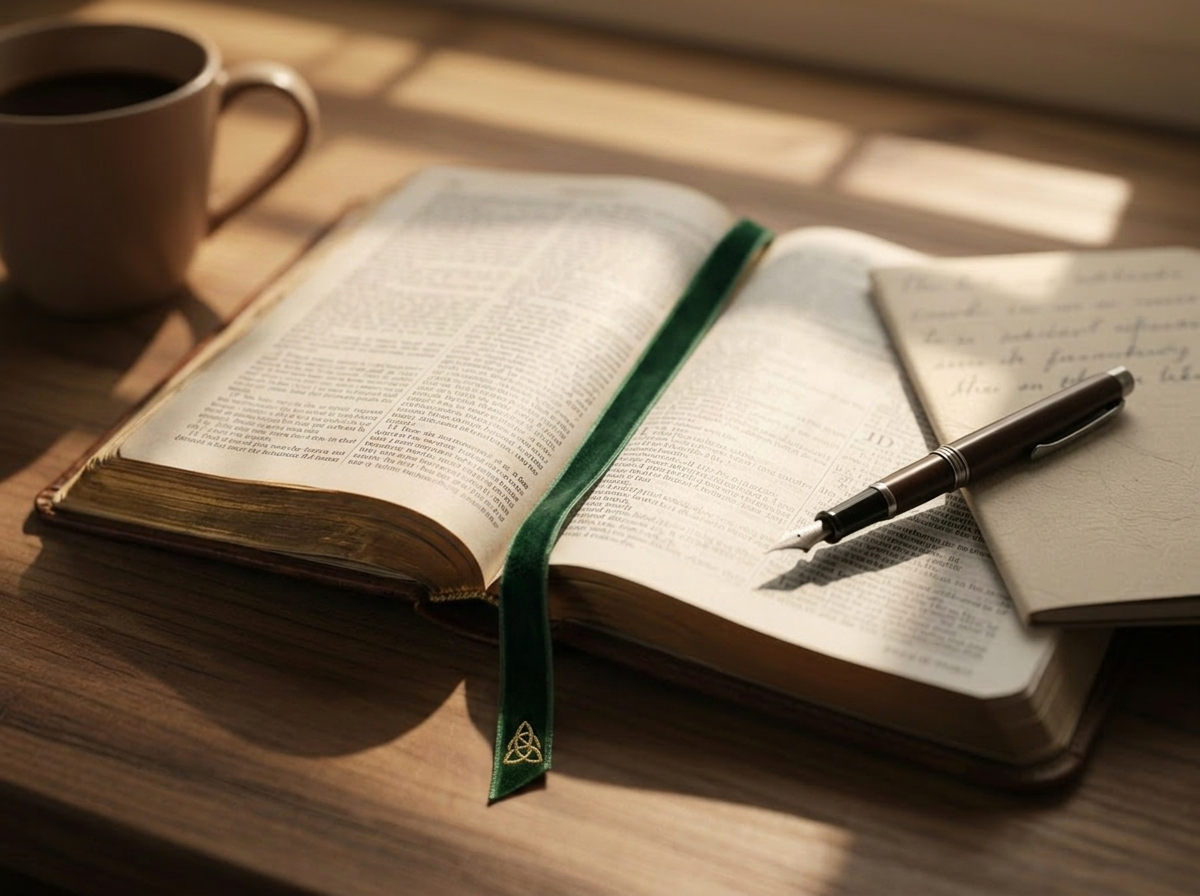 An open Bible